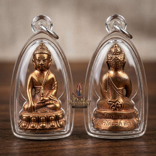 Master-Grade Phra Kring Khrua To Maha Chakkraphat Nawa Loha with Solid Gold & Silver Takrud Commemorative Edition Thai Blessing Co By RURUECHA