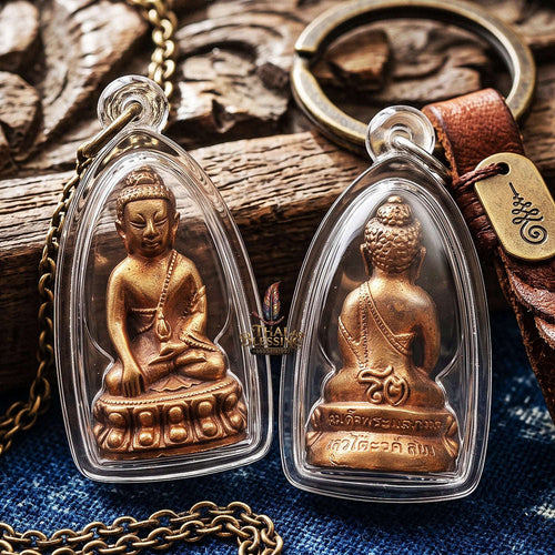 Master-Grade Phra Kring Khrua To Maha Chakkraphat Nawa Loha with Solid Gold & Silver Takrud Commemorative Edition Thai Blessing Co By RURUECHA