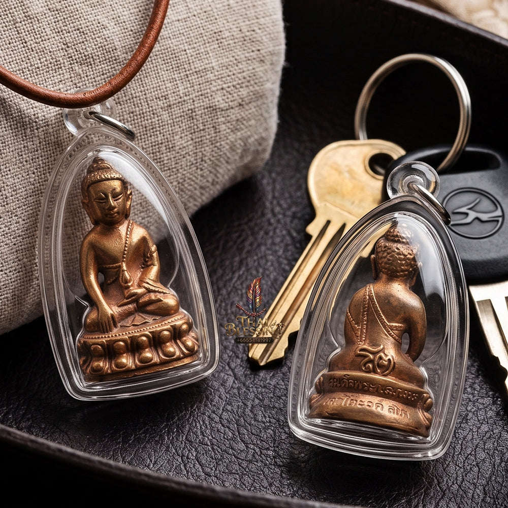 Master-Grade Phra Kring Khrua To Maha Chakkraphat Nawa Loha with Solid Gold & Silver Takrud Commemorative Edition Thai Blessing Co By RURUECHA