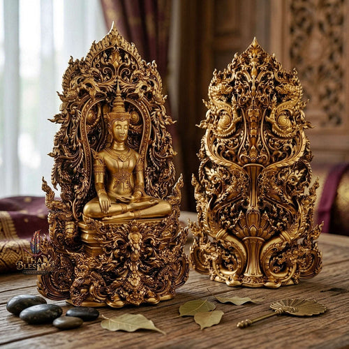 Master-Grade Phra Kring Phong Suphan Sacred Chanuan Mass Metal Alloy Limited Edition of 259 Pieces Wat Phra Si Rattana Mahathat Suphanburi Thai Amulet Collectible Thai Blessing Co By RURUECHA