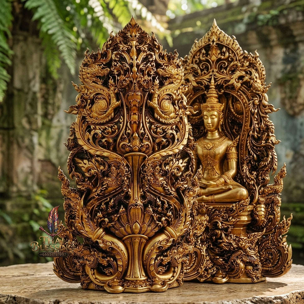 Master-Grade Phra Kring Phong Suphan Sacred Chanuan Mass Metal Alloy Limited Edition of 259 Pieces Wat Phra Si Rattana Mahathat Suphanburi Thai Amulet Collectible Thai Blessing Co By RURUECHA