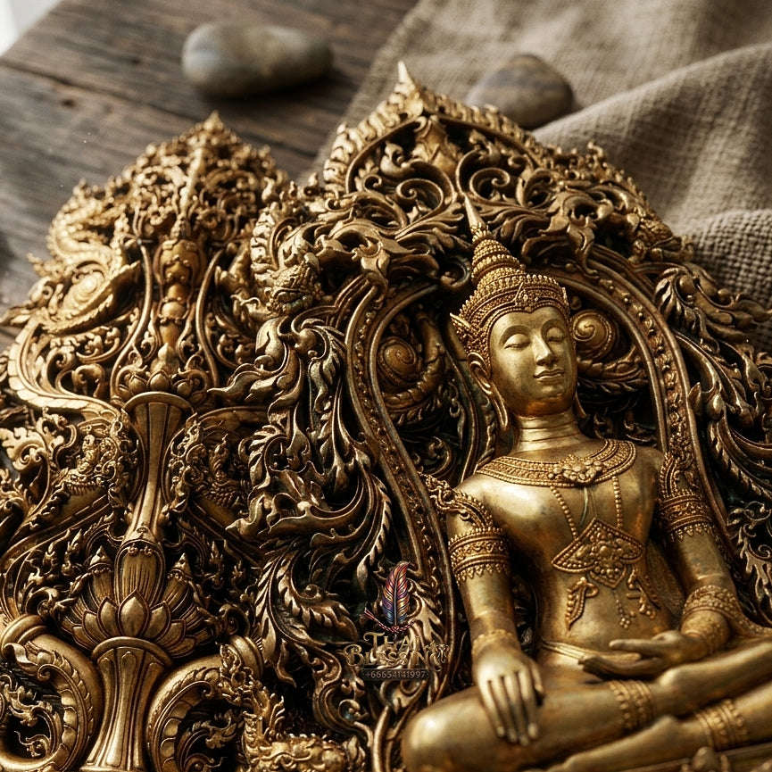 Master-Grade Phra Kring Phong Suphan Sacred Chanuan Mass Metal Alloy Limited Edition of 259 Pieces Wat Phra Si Rattana Mahathat Suphanburi Thai Amulet Collectible Thai Blessing Co By RURUECHA