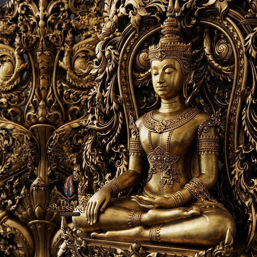 Master-Grade Phra Kring Phong Suphan Sacred Chanuan Mass Metal Alloy Limited Edition of 259 Pieces Wat Phra Si Rattana Mahathat Suphanburi Thai Amulet Collectible Thai Blessing Co By RURUECHA