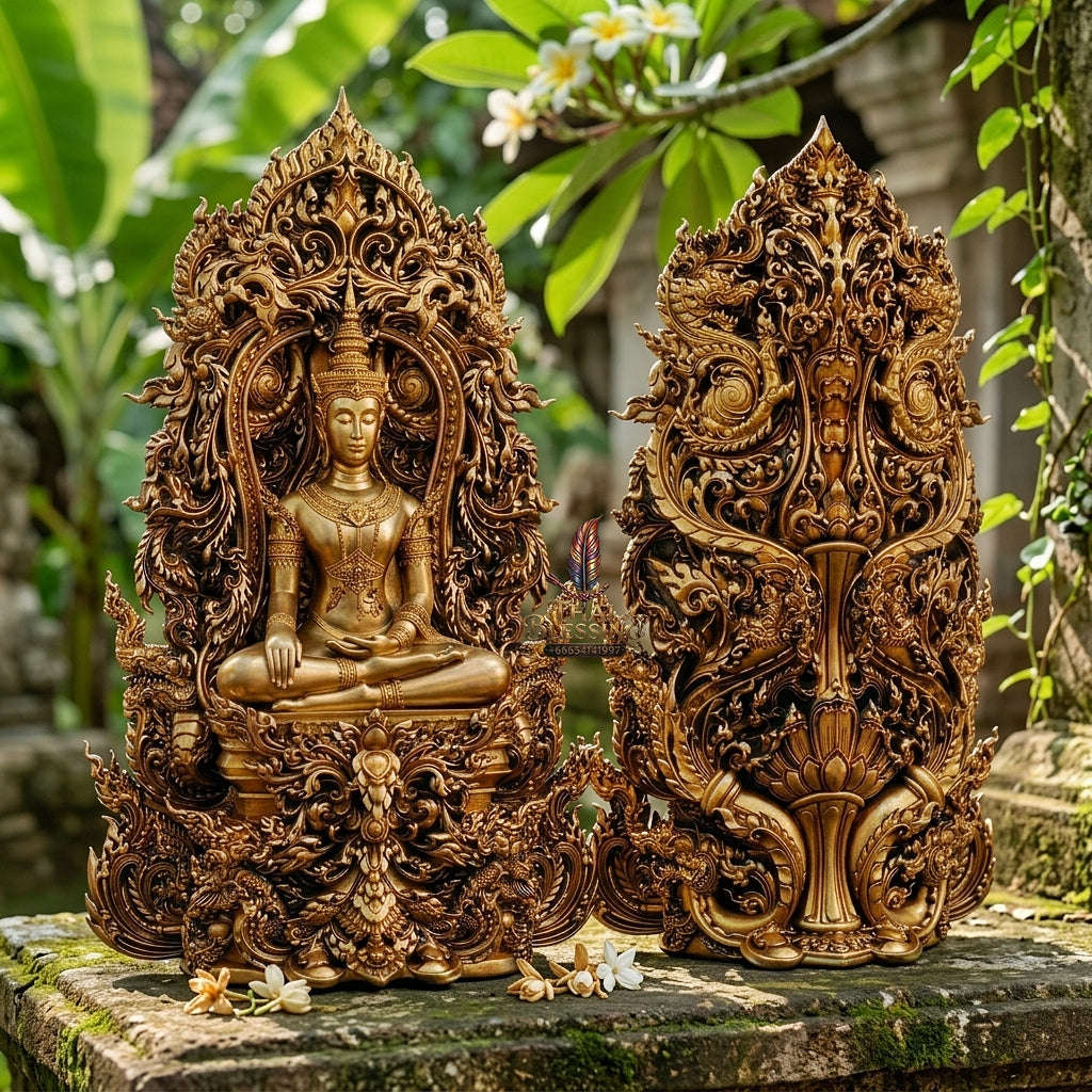Master-Grade Phra Kring Phong Suphan Sacred Chanuan Mass Metal Alloy Limited Edition of 259 Pieces Wat Phra Si Rattana Mahathat Suphanburi Thai Amulet Collectible Thai Blessing Co By RURUECHA
