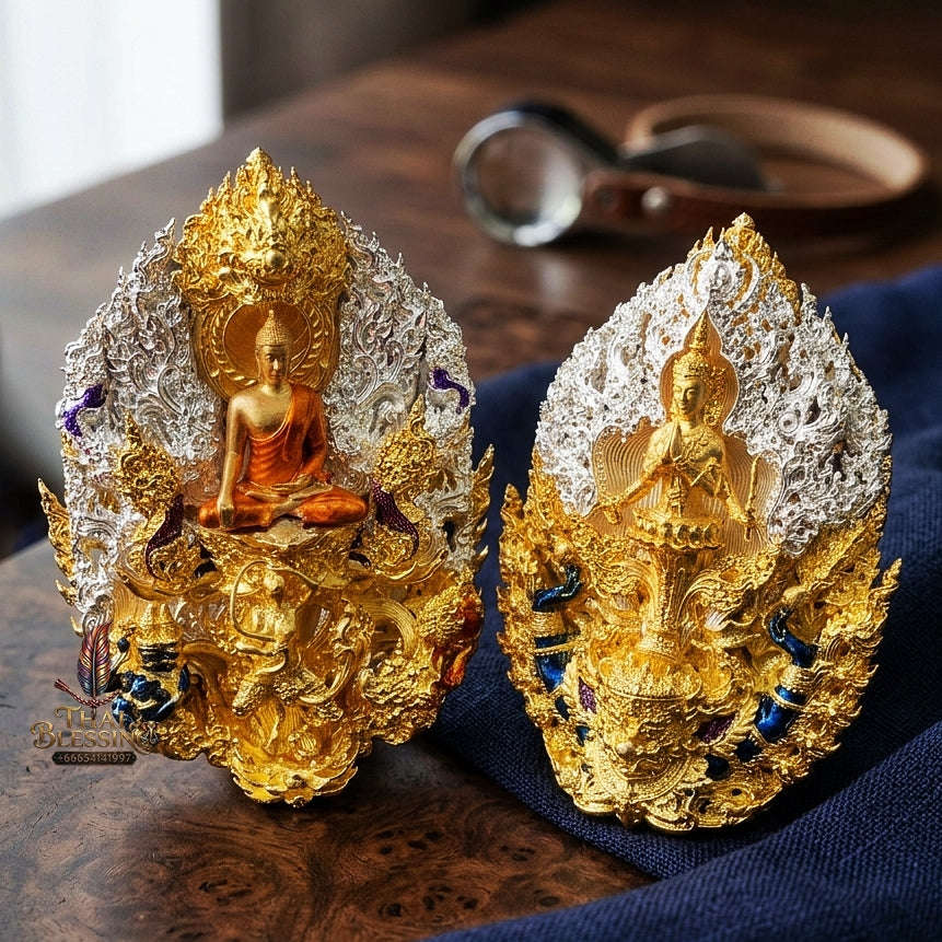Master-Grade Phra Phuttha Chaimongkhon Phat Baramee (Charoen Lap Chana Mara) Thai Blessing Co By RURUECHA