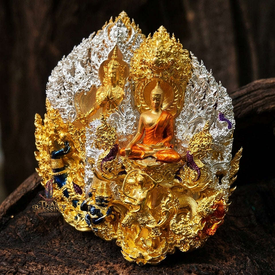 Master-Grade Phra Phuttha Chaimongkhon Phat Baramee (Charoen Lap Chana Mara) Thai Blessing Co By RURUECHA