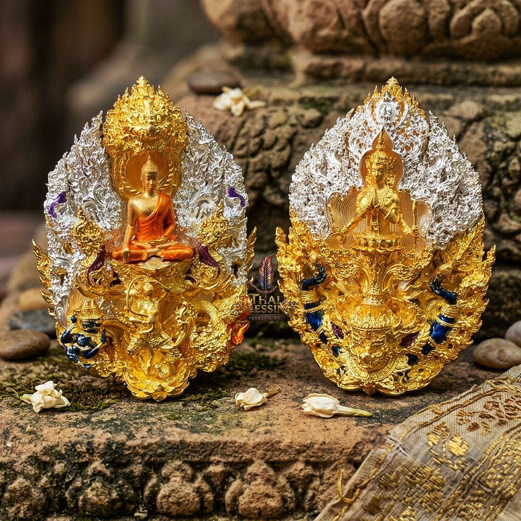 Master-Grade Phra Phuttha Chaimongkhon Phat Baramee (Charoen Lap Chana Mara) Thai Blessing Co By RURUECHA