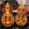 Master-Grade Phra Phuttha Pattiharn Paet Lok Buddha of Miracles & Nagaprok Back Garuda Sacred Casting Edition Thai Blessing Co By RURUECHA