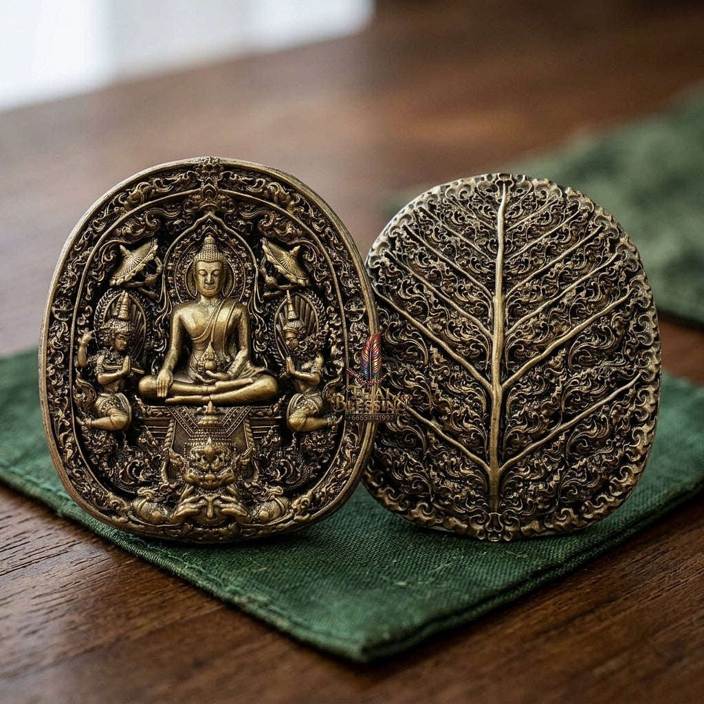 Master-Grade Southern Thai Yod Khun Phon Sovereign Warlord Amulet & Bronze Sacred Metallurgy Edition Wat Santi Worakhun Songkhla 2026 Collector-Grade Talisman Thai Blessing Co By RURUECHA