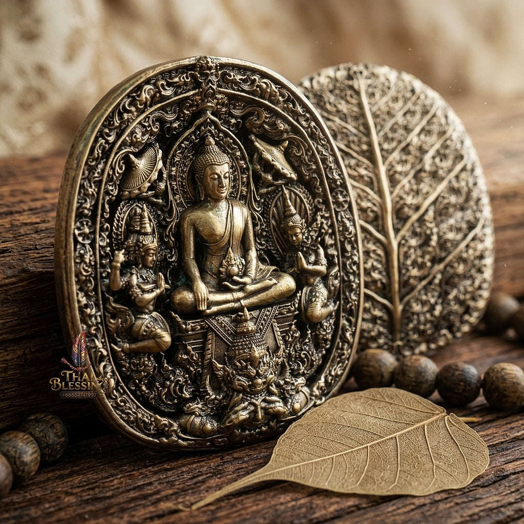 Master-Grade Southern Thai Yod Khun Phon Sovereign Warlord Amulet & Bronze Sacred Metallurgy Edition Wat Santi Worakhun Songkhla 2026 Collector-Grade Talisman Thai Blessing Co By RURUECHA
