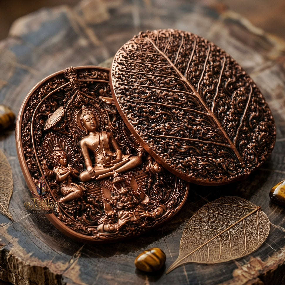 Master-Grade Southern Thai Yod Khun Phon Sovereign Warlord Amulet Sacred Nine-Metal Alloy (Nawa Loha) Edition Wat Santi Worakhun Songkhla Collector-Grade Talisman Thai Blessing Co By RURUECHA