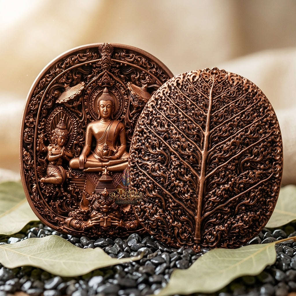 Master-Grade Southern Thai Yod Khun Phon Sovereign Warlord Amulet Sacred Nine-Metal Alloy (Nawa Loha) Edition Wat Santi Worakhun Songkhla Collector-Grade Talisman Thai Blessing Co By RURUECHA