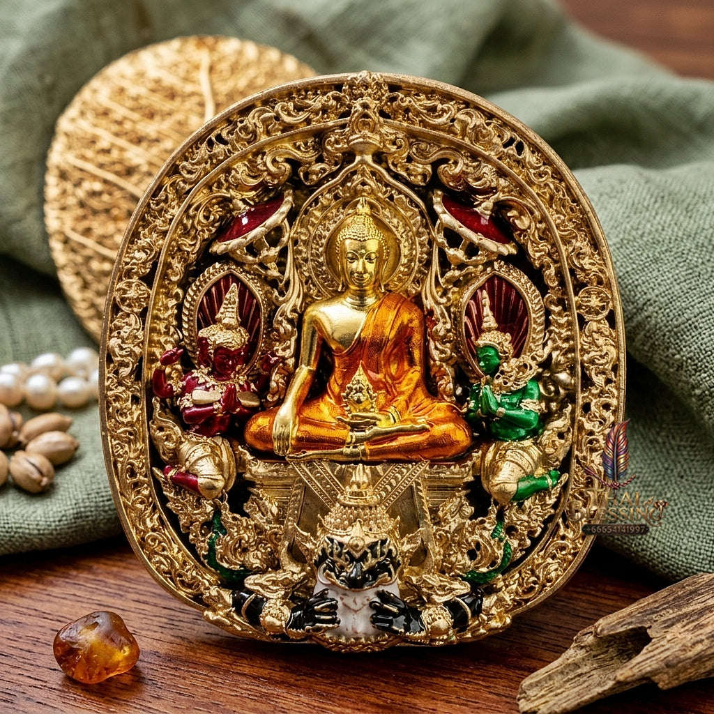 Master-Grade Southern Thai Yod Khun Phon Sovereign Warlord Amulet Wat Santiworakun Songkhla Sacred Double Consecration Collector-Grade Talisman Thai Blessing Co By RURUECHA