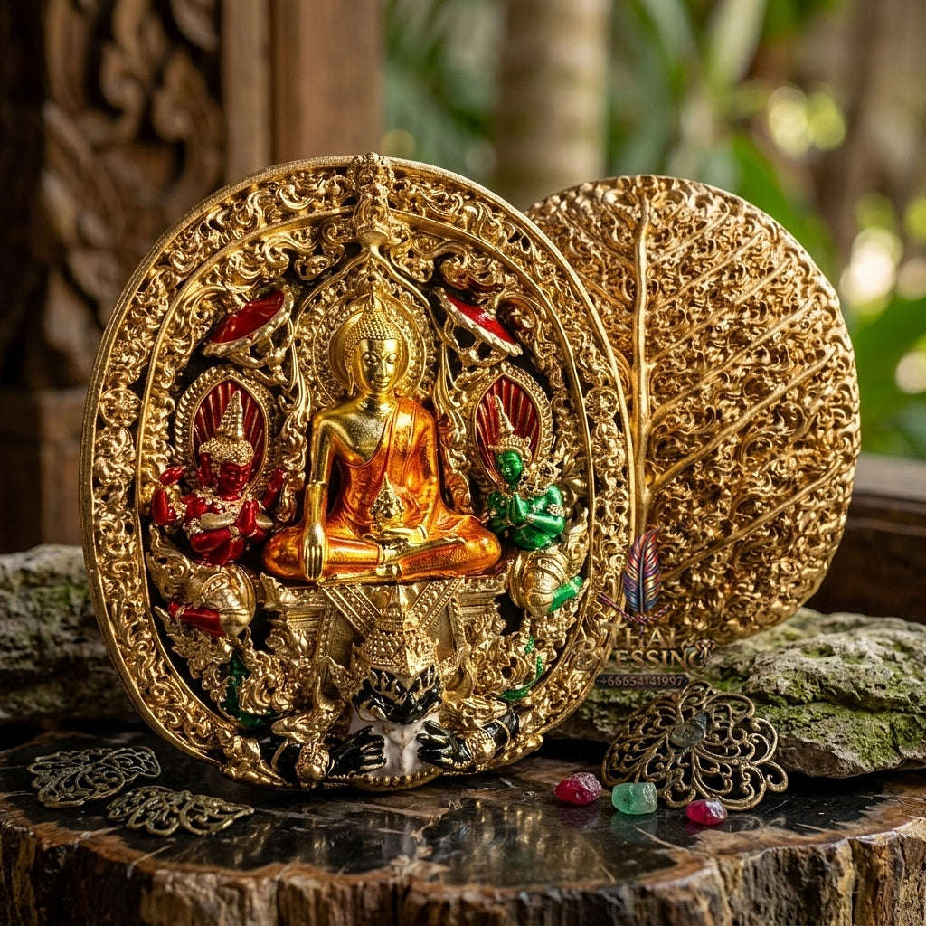 Master-Grade Southern Thai Yod Khun Phon Sovereign Warlord Amulet Wat Santiworakun Songkhla Sacred Double Consecration Collector-Grade Talisman Thai Blessing Co By RURUECHA