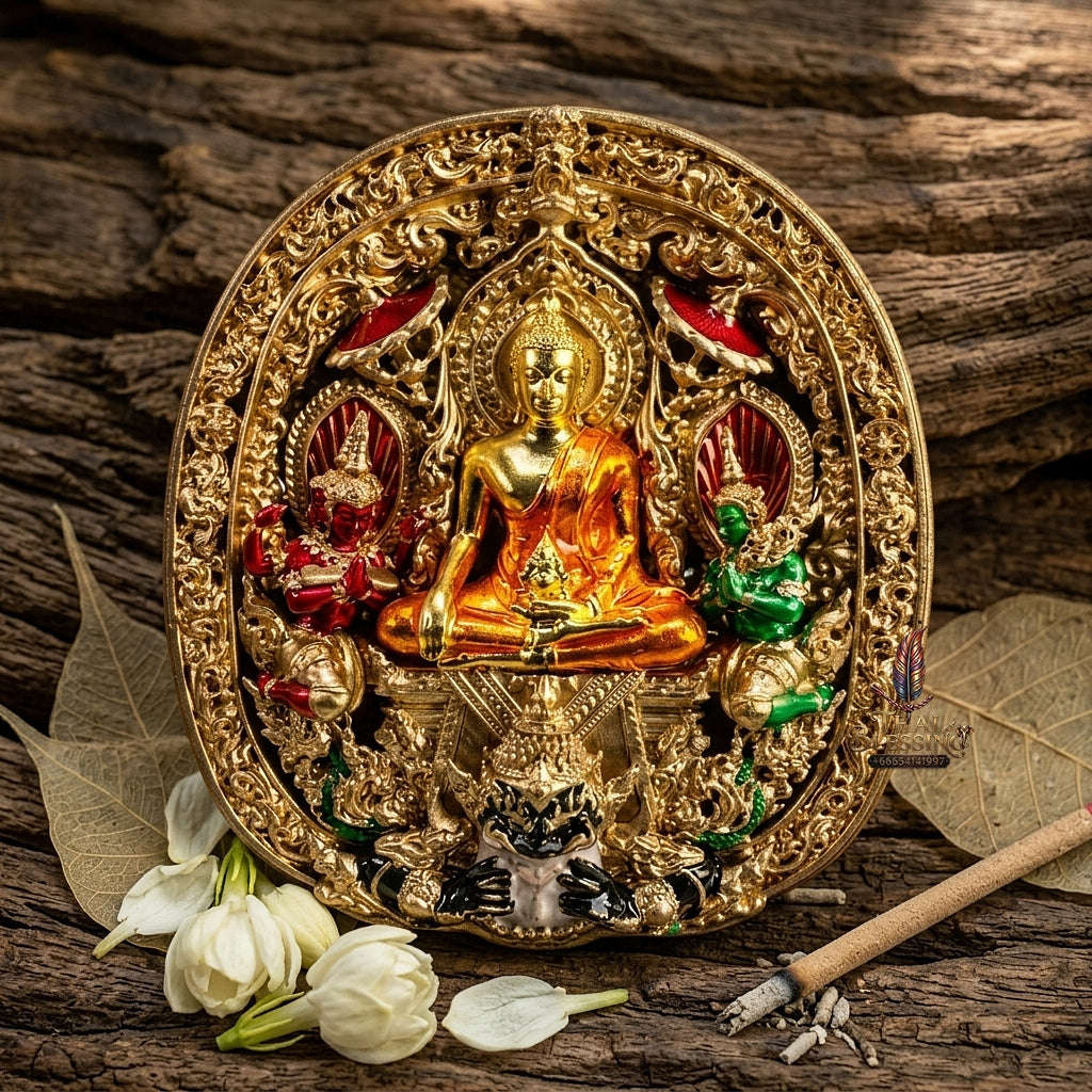 Master-Grade Southern Thai Yod Khun Phon Sovereign Warlord Amulet Wat Santiworakun Songkhla Sacred Double Consecration Collector-Grade Talisman Thai Blessing Co By RURUECHA