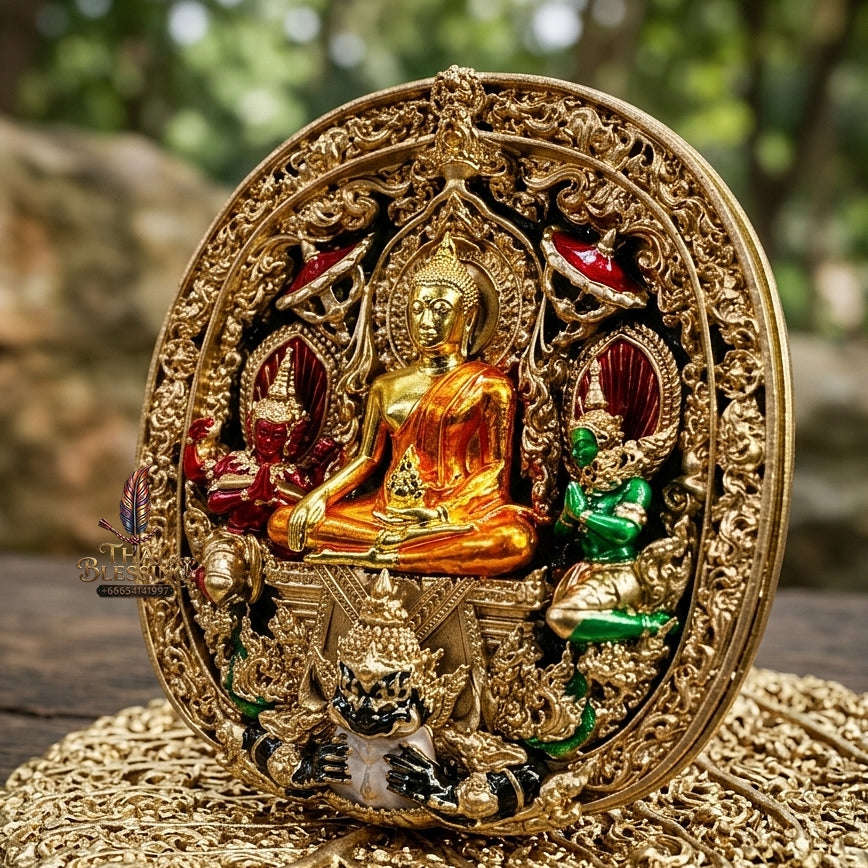 Master-Grade Southern Thai Yod Khun Phon Sovereign Warlord Amulet Wat Santiworakun Songkhla Sacred Double Consecration Collector-Grade Talisman Thai Blessing Co By RURUECHA