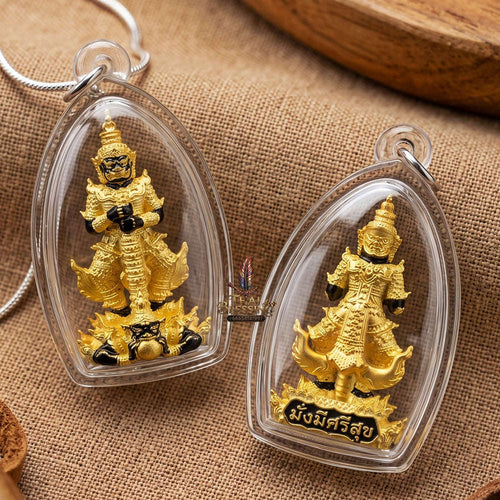 Master-Grade Thao Wessuwan-No Sub Suwan Divine Gold Alloy Plated Black Enamel Thai Blessing Co By RURUECHA
