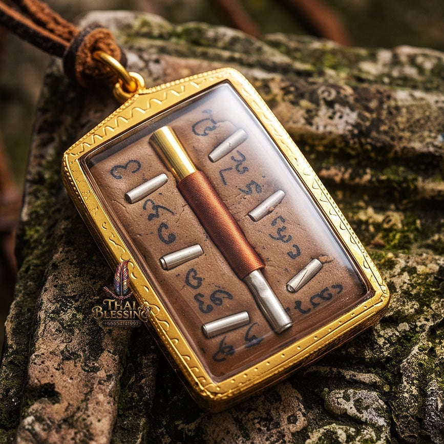 Master-Grade Ultimate Love Magnetism & Seduction Sorcery Locket Kumanthong Edition Phongphraikuman & Sacred Wealth Powders Phra Achan Supphasit Wat Bang Namchon Bangkok 2012 Thai Amulet Collectible Thai Blessing Co By RURUECHA