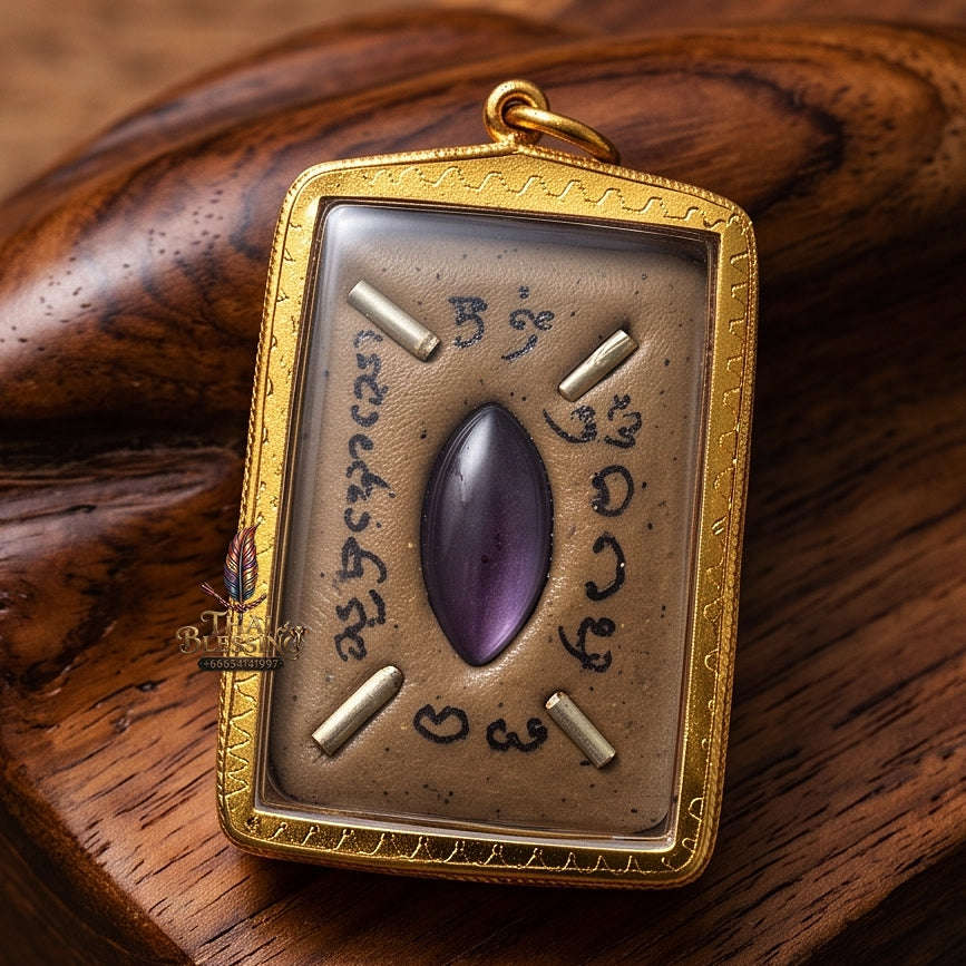 Master-Grade Ultimate Love Magnetism & Seduction Sorcery Locket Kumanthong Edition Phongphraikuman & Sacred Wealth Powders Phra Achan Supphasit Wat Bang Namchon Bangkok 2012 Thai Amulet Collectible Thai Blessing Co By RURUECHA