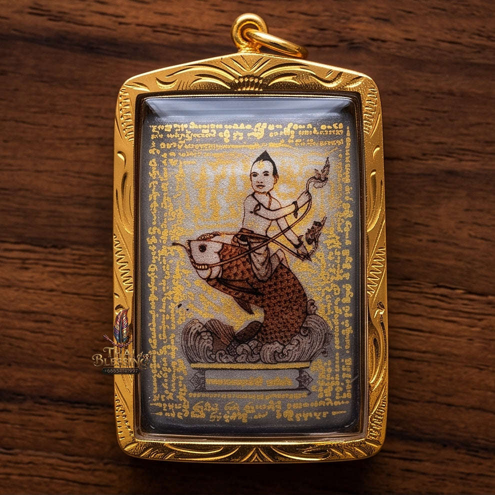 Master-Grade Ultimate Love Magnetism & Seduction Sorcery Locket Kumanthong Edition Phongphraikuman & Sacred Wealth Powders Phra Achan Supphasit Wat Bang Namchon Bangkok 2012 Thai Amulet Collectible Thai Blessing Co By RURUECHA