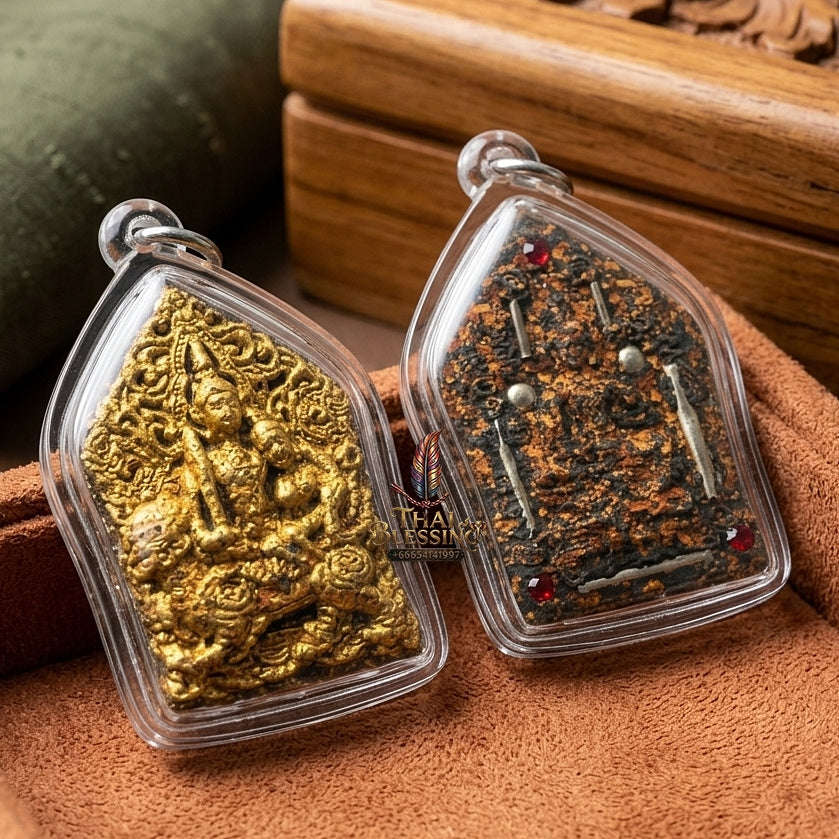 Master-Grade Ultimate Love Magnetism & Seduction Sorcery Sacred Khun Phaen Phet Phayathorn Phrai Phayom Gold-Accented Edition Thai Blessing Co By RURUECHA