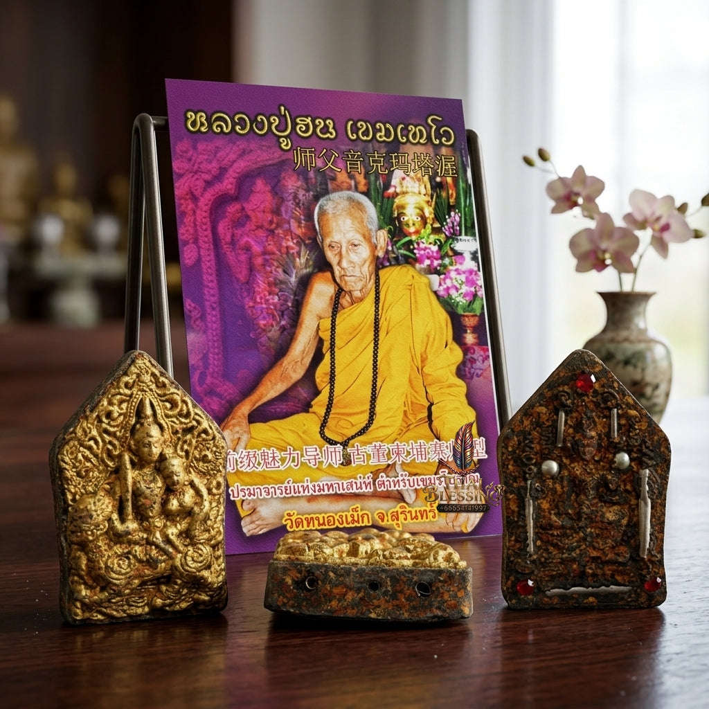 Master-Grade Ultimate Love Magnetism & Seduction Sorcery Sacred Khun Phaen Phet Phayathorn Phrai Phayom Gold-Accented Edition Thai Blessing Co By RURUECHA