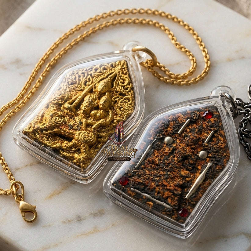 Master-Grade Ultimate Love Magnetism & Seduction Sorcery Sacred Khun Phaen Phet Phayathorn Phrai Phayom Gold-Accented Edition Thai Blessing Co By RURUECHA