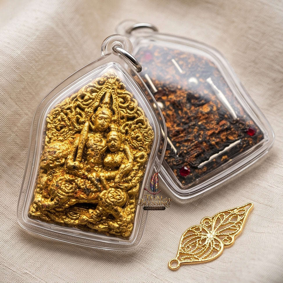Master-Grade Ultimate Love Magnetism & Seduction Sorcery Sacred Khun Phaen Phet Phayathorn Phrai Phayom Gold-Accented Edition Thai Blessing Co By RURUECHA