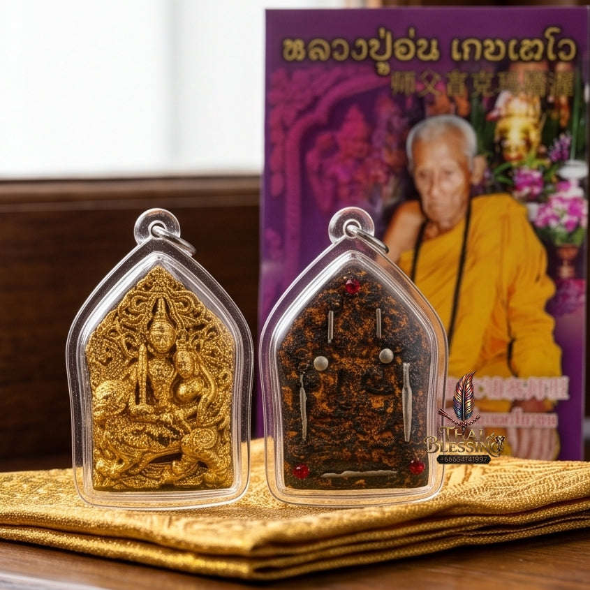 Master-Grade Ultimate Love Magnetism & Seduction Sorcery Sacred Khun Phaen Phet Phayathorn Phrai Phayom Gold-Accented Edition Thai Blessing Co By RURUECHA