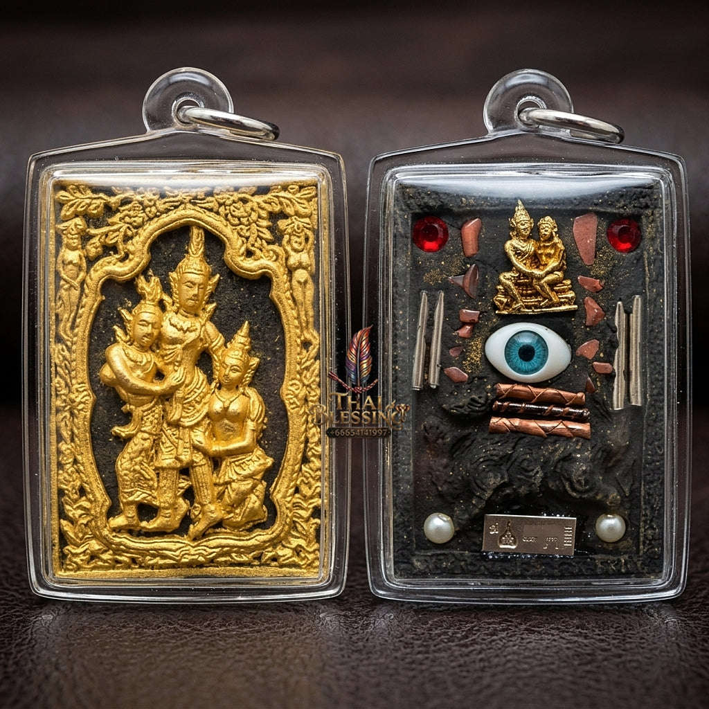 Master-Grade Ultimate Love Magnetism & Seduction Sorcery Sacred Phet Phayathorn Sacred Seduction Herb Powder Edition Luang Pu In Wat Nong Mek Surin 2015 Thai Amulet Collectible Thai Blessing Co By RURUECHA