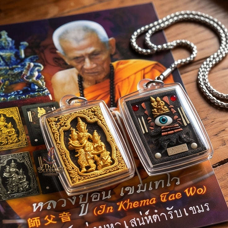 Master-Grade Ultimate Love Magnetism & Seduction Sorcery Sacred Phet Phayathorn Sacred Seduction Herb Powder Edition Luang Pu In Wat Nong Mek Surin 2015 Thai Amulet Collectible Thai Blessing Co By RURUECHA