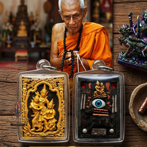 Master-Grade Ultimate Love Magnetism & Seduction Sorcery Sacred Phet Phayathorn Sacred Seduction Herb Powder Edition Luang Pu In Wat Nong Mek Surin 2015 Thai Amulet Collectible Thai Blessing Co By RURUECHA