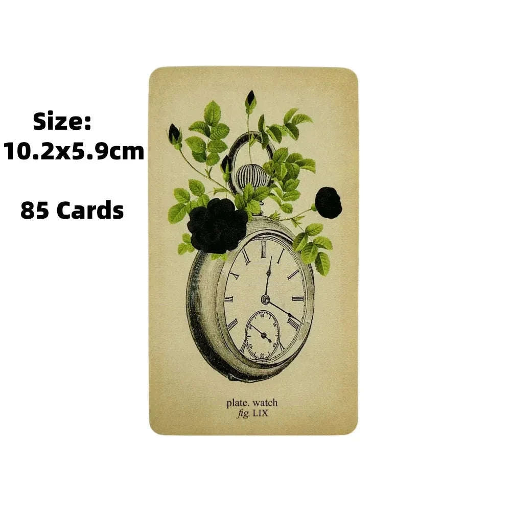 Memento Mori Lenormand Deck – 85-Card Hybrid for Deep Divination and Family Game Fun