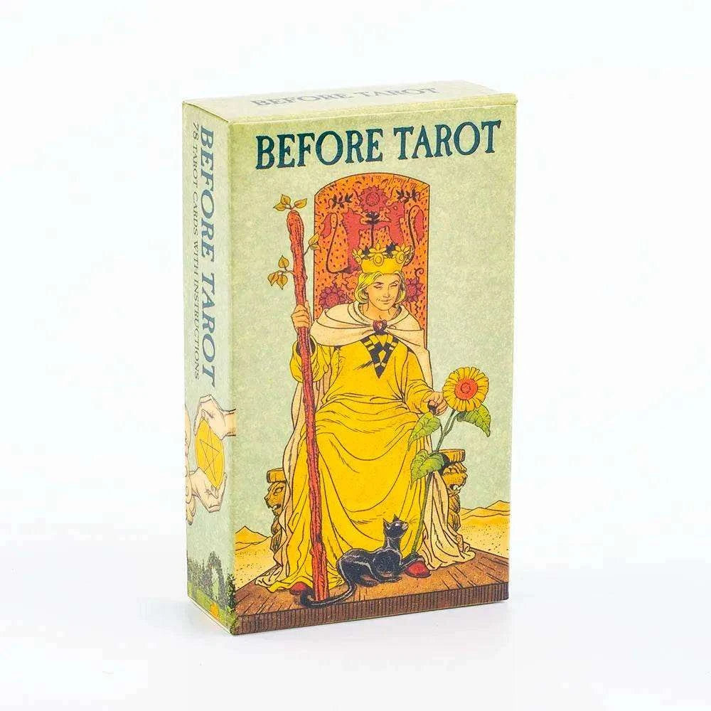 Metal Box Gilded Tarot Cards Deck - Thai Blessing Co Tarot Cards with Paper Guidebook - English Version TK15K