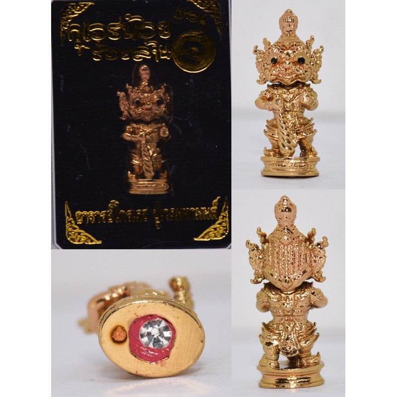 Mini Wealth Amulet for Business - Thai Luck Charm One-Sake.com ทอง/ม่วง กายอัมฤทธิ์ เพ้นสี ชุบทอง เพ้นสี-ชุบทอง-ทอง/ม่วง กายอัมฤทธิ์-ทอง/ดำ กายนิลกาฬ-ทับทิม-เขียวมรกต-2k เงิน/ทอง-ประกายม่วง-3k-เขียวหยก-2k เงิน/พิ้งค์-ซาตินเงิน-ทองขาว-สัตตะ-