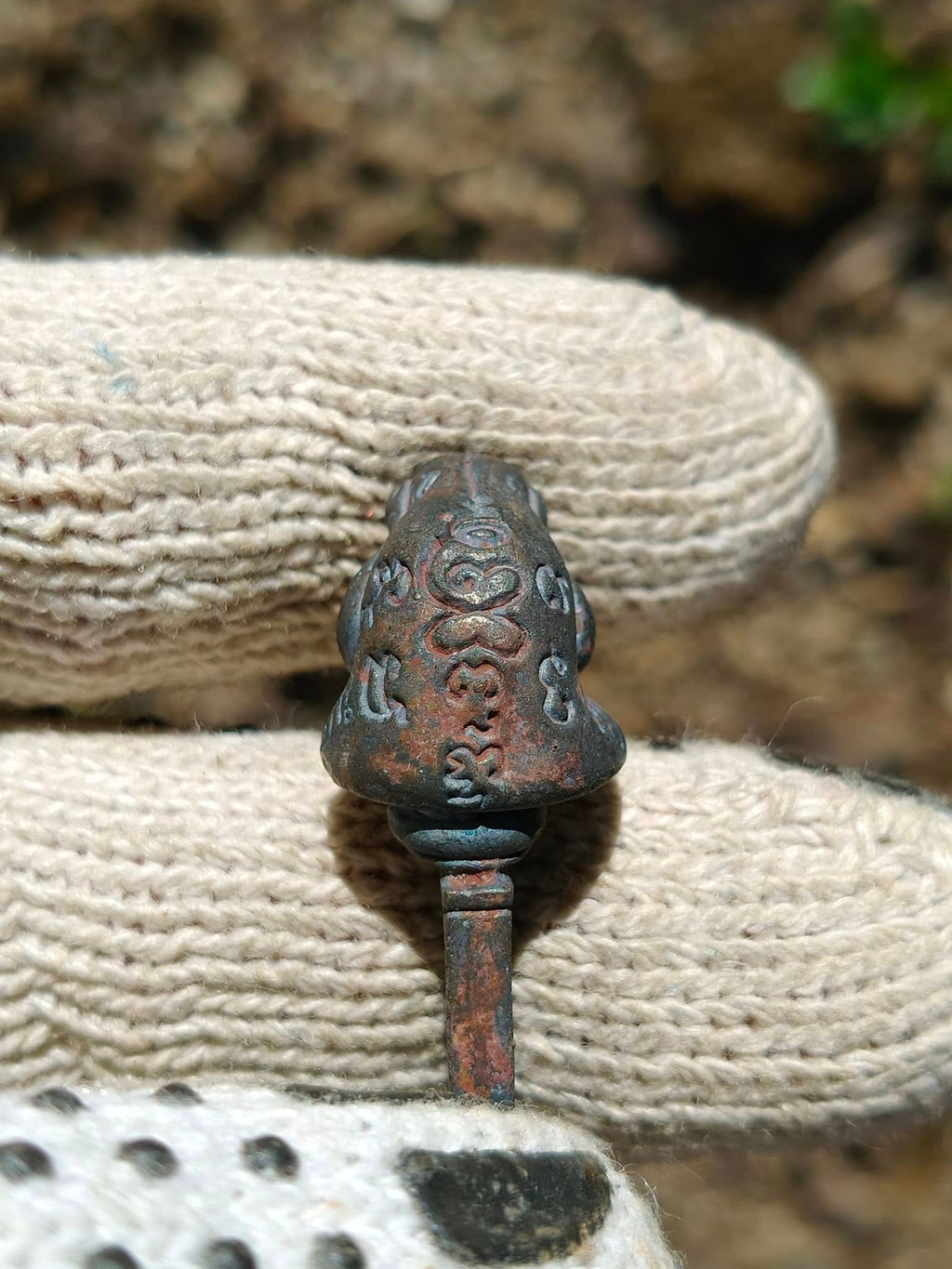 Mit Mor Amulet for Protection - Thai Figurine Ornament for Safety and Wellbeing