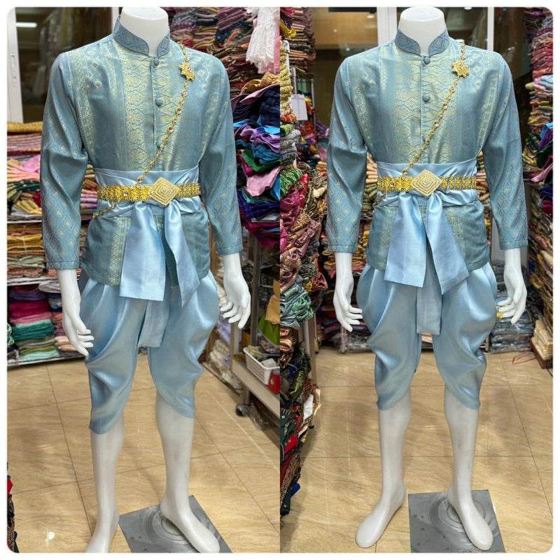 Modern Thai Ceremonial Outfit for Men - Thai Blessing Co
