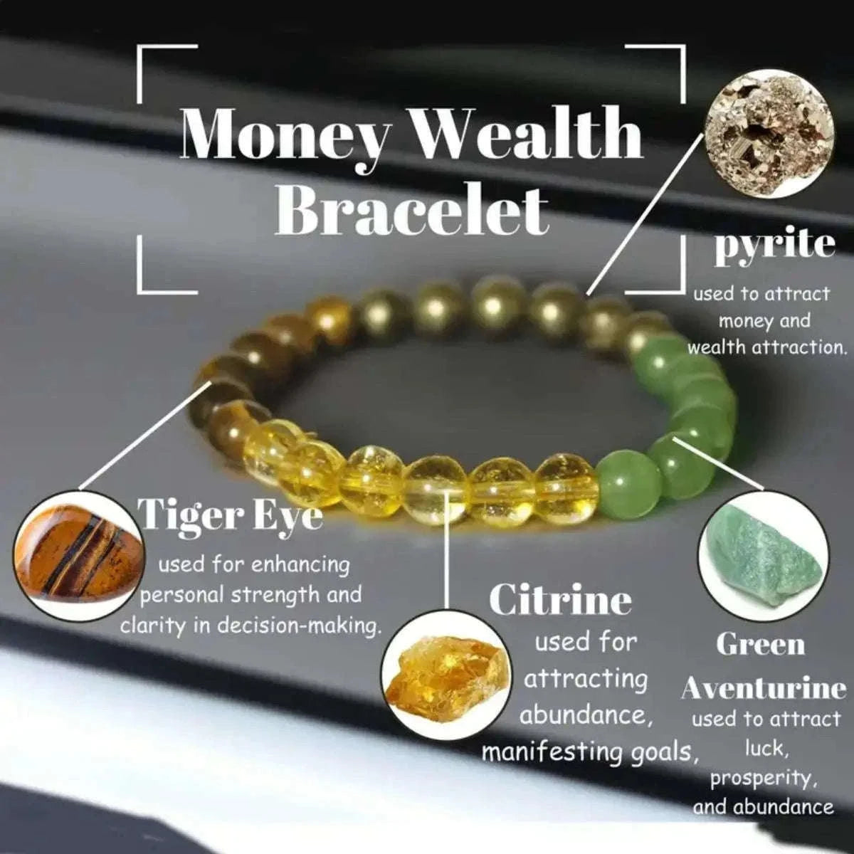 ✨ Money & Wealth Bracelet – Perfect Gift for Your Loved One to Attract Prosperity and Abundance