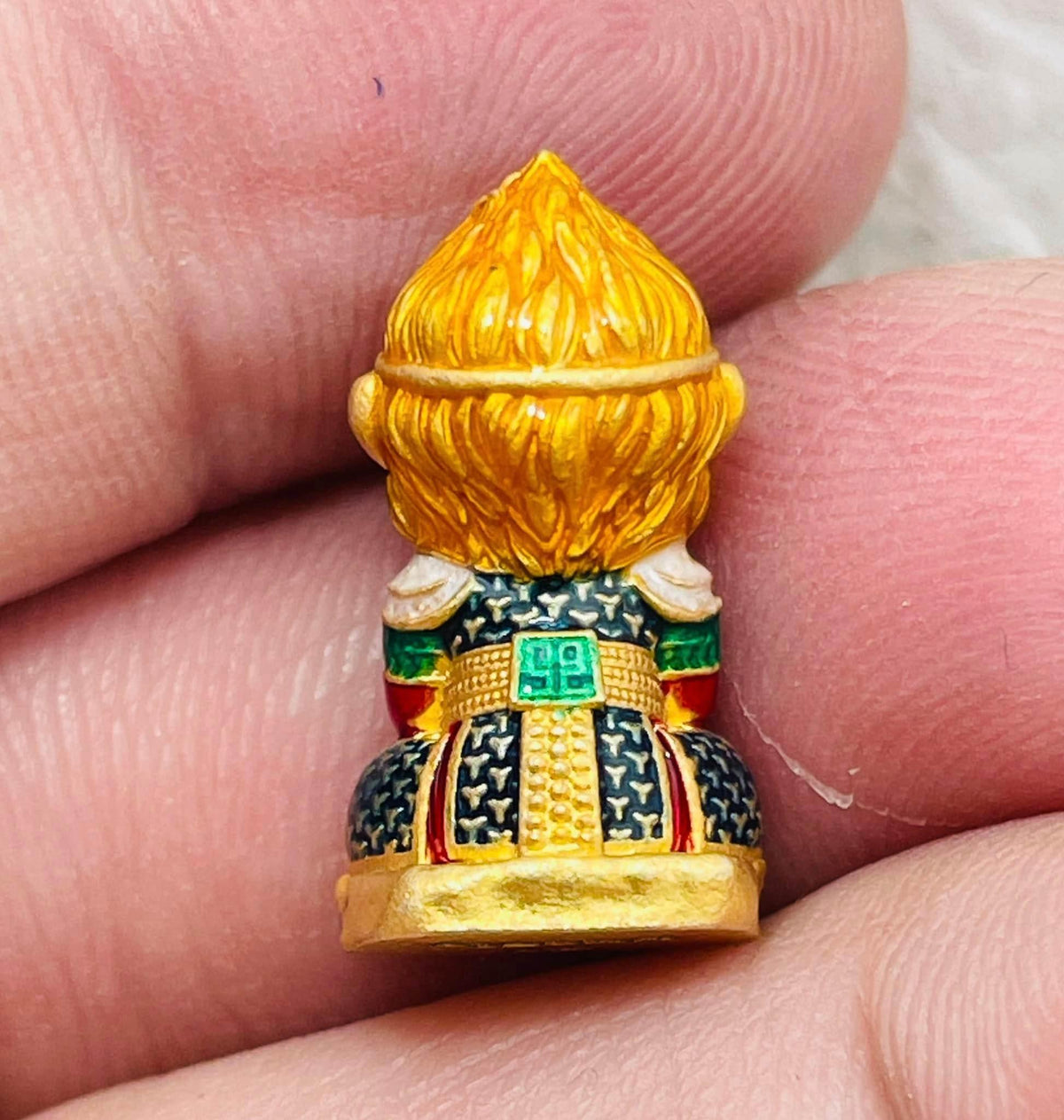 Monkey King Fortune Amulet by Phra Ajarn Amnat - Mahaviro's Power Charm