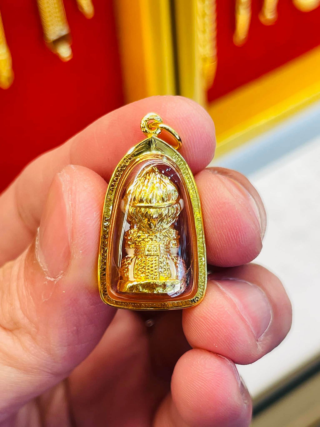 Hong Kong Monkey King Amulet – 100 Million Fortune Edition (2021) By Phra Ajarn Amnat Mahaviro Meditation Center, Chaiyaphum Province - Thai Blessing Co