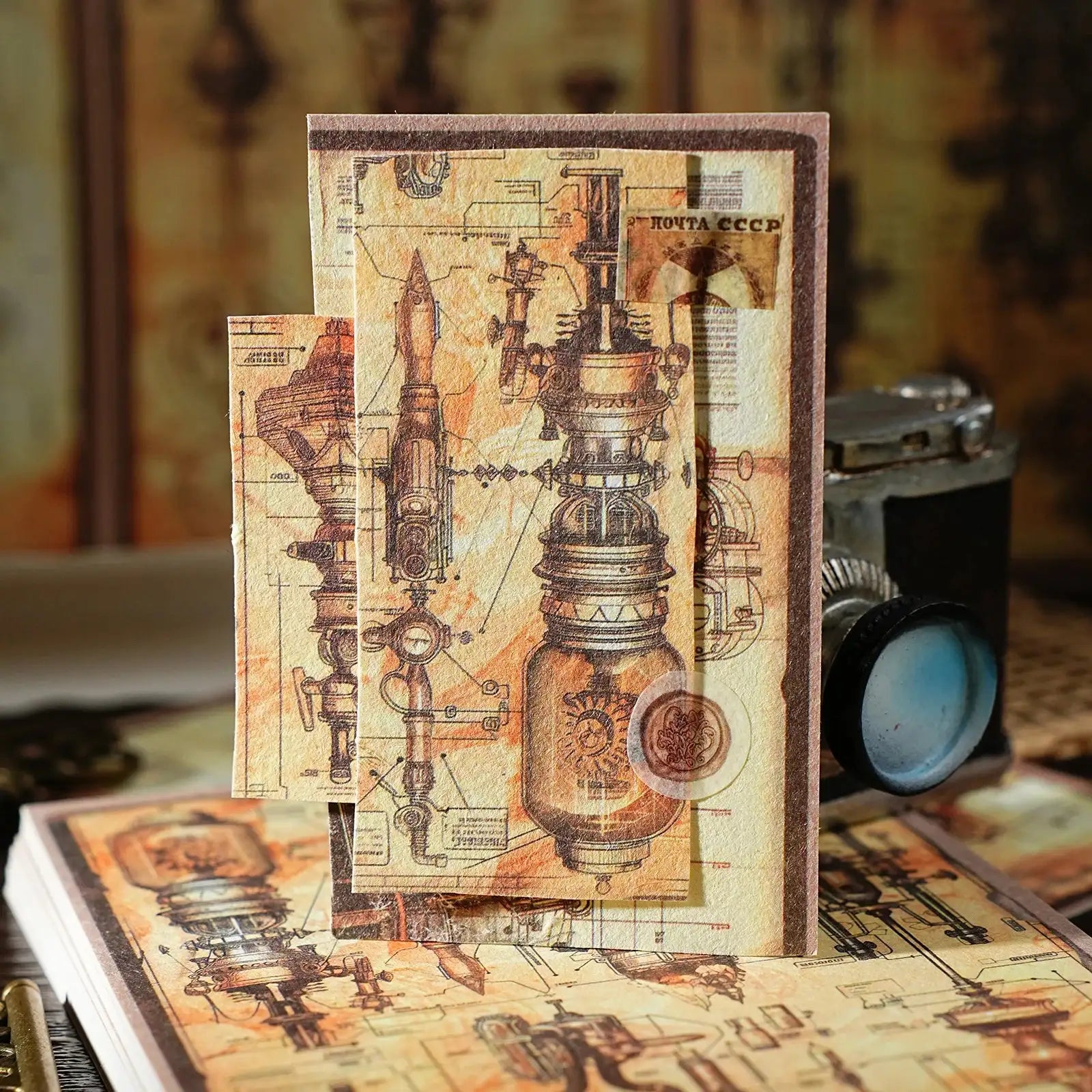 📄 Mr. Paper 1 Style – 20 Pieces/Pack Paper Material for DIY Journals, Diaries, Albums & Other Crafts