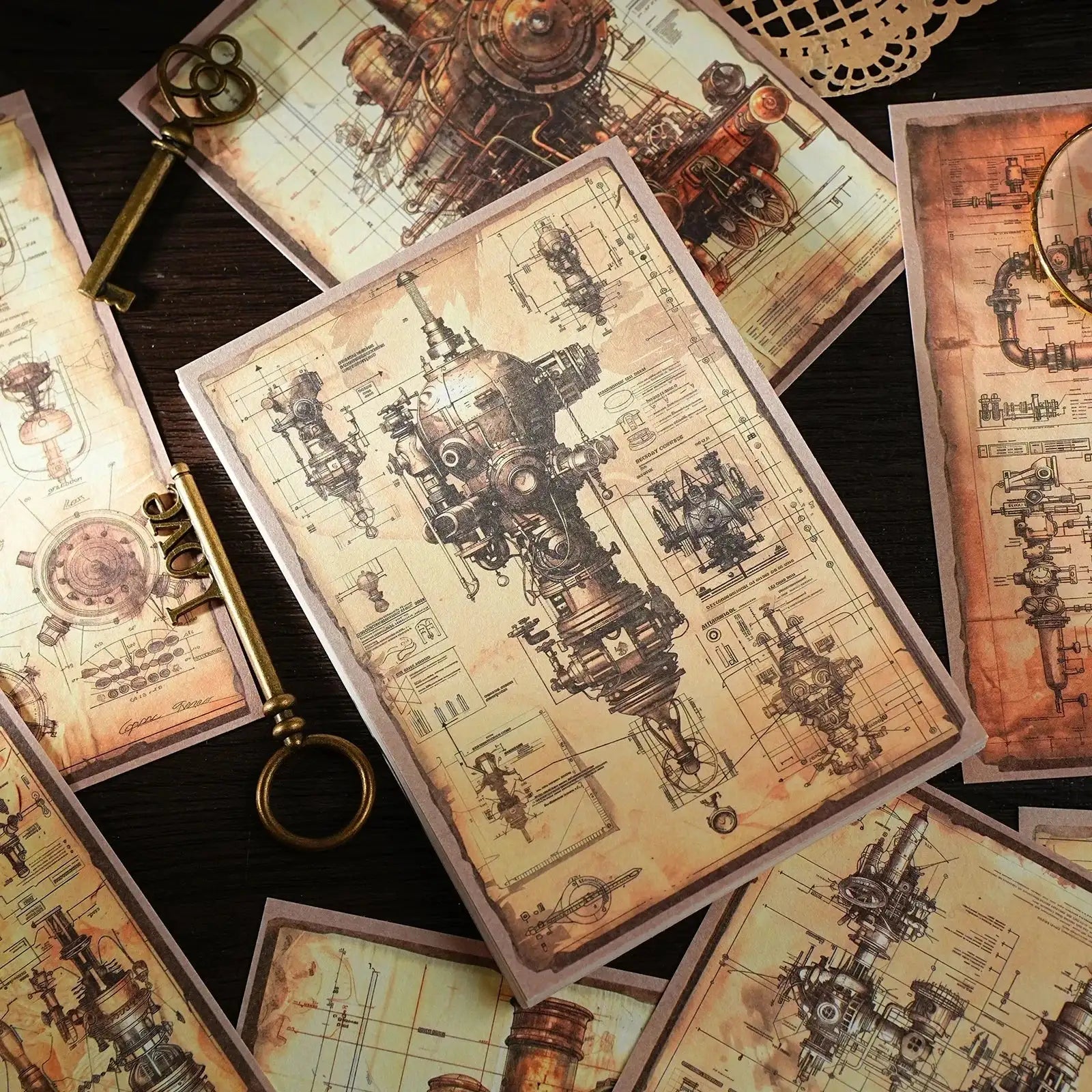 📄 Mr. Paper 1 Style – 20 Pieces/Pack Paper Material for DIY Journals, Diaries, Albums & Other Crafts