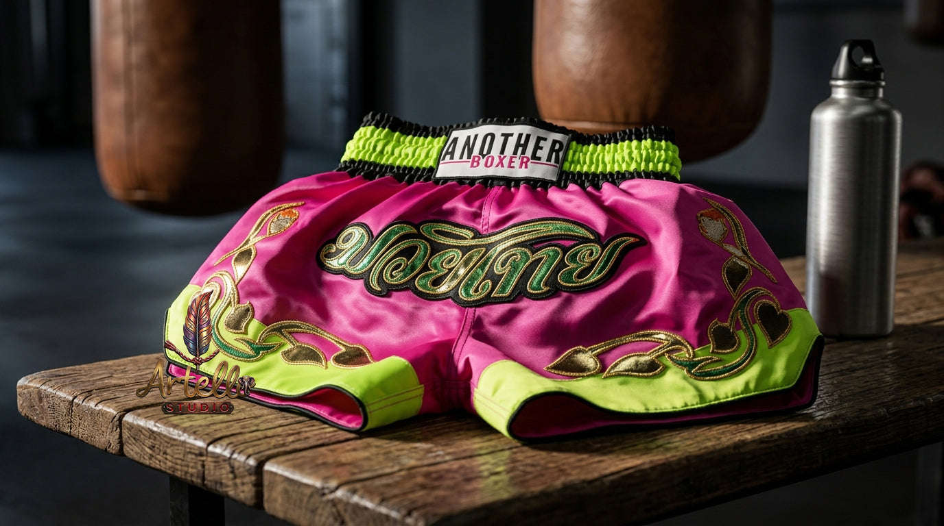 🥊 Muay Thai Shorts Kickboxing MMA Fight Shorts for Men Women Kids – Thai Boxing Training Gear, Breathable Quick Dry Martial Arts Combat Shorts