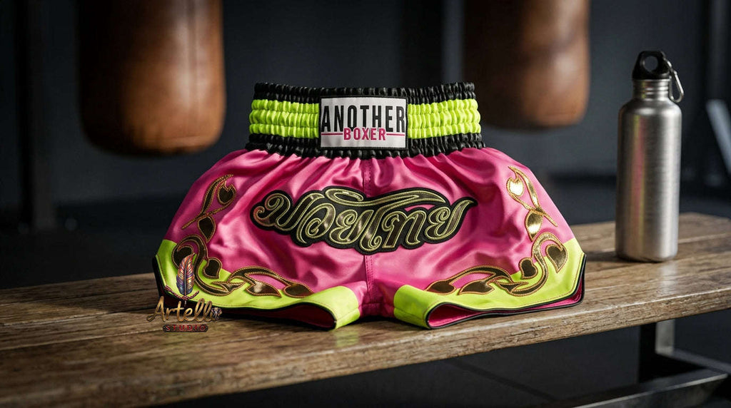 🥊 Muay Thai Shorts Kickboxing MMA Fight Shorts for Men Women Kids – Thai Boxing Training Gear, Breathable Quick Dry Martial Arts Combat Shorts