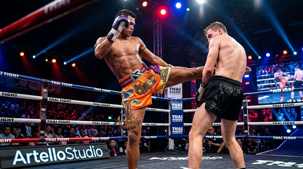 🥊 Muay Thai Shorts Kickboxing MMA Fight Shorts for Men Women Kids – Thai Boxing Training Gear, Breathable Quick Dry Martial Arts Combat Shorts