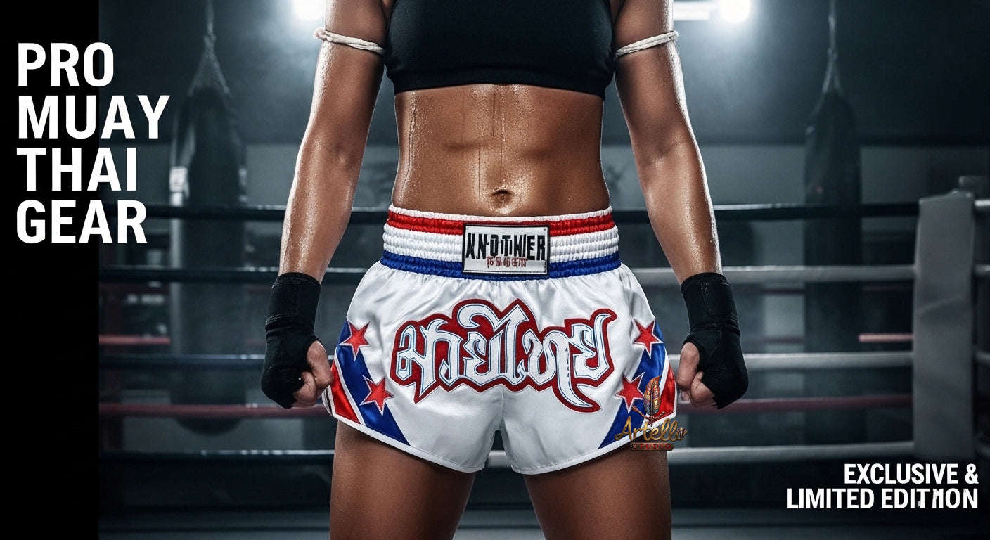 🥊 Muay Thai Shorts Kickboxing MMA Fight Shorts for Men Women Kids – Thai Boxing Training Gear, Breathable Quick Dry Martial Arts Combat Shorts