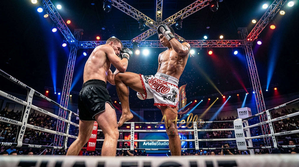 🥊 Muay Thai Shorts Kickboxing MMA Fight Shorts for Men Women Kids – Thai Boxing Training Gear, Breathable Quick Dry Martial Arts Combat Shorts
