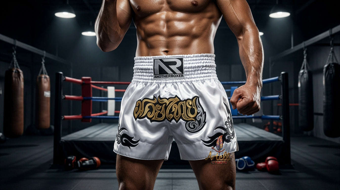 🥊 Muay Thai Shorts Kickboxing MMA Fight Shorts for Men Women Kids – Thai Boxing Training Gear, Breathable Quick Dry Martial Arts Combat Shorts