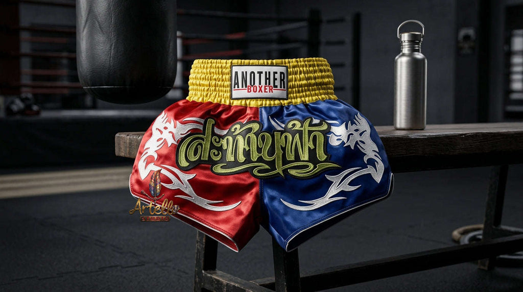 🥊 Muay Thai Shorts Kickboxing MMA Fight Shorts for Men Women Kids – Thai Boxing Training Gear, Breathable Quick Dry Martial Arts Combat Shorts