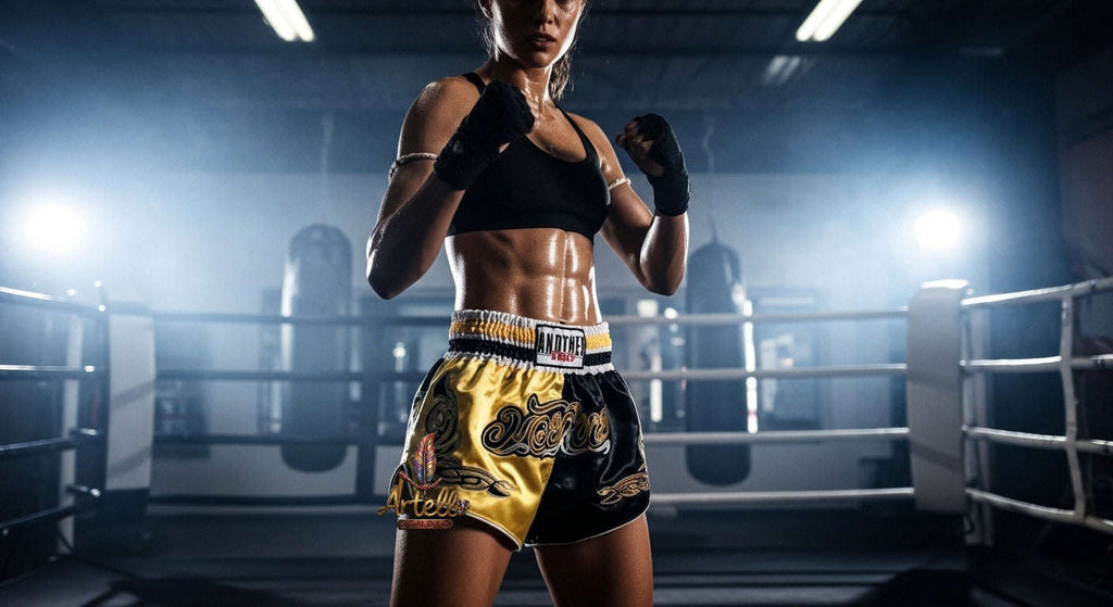 🥊 Muay Thai Shorts Kickboxing MMA Fight Shorts for Men Women Kids – Thai Boxing Training Gear, Breathable Quick Dry Martial Arts Combat Shorts